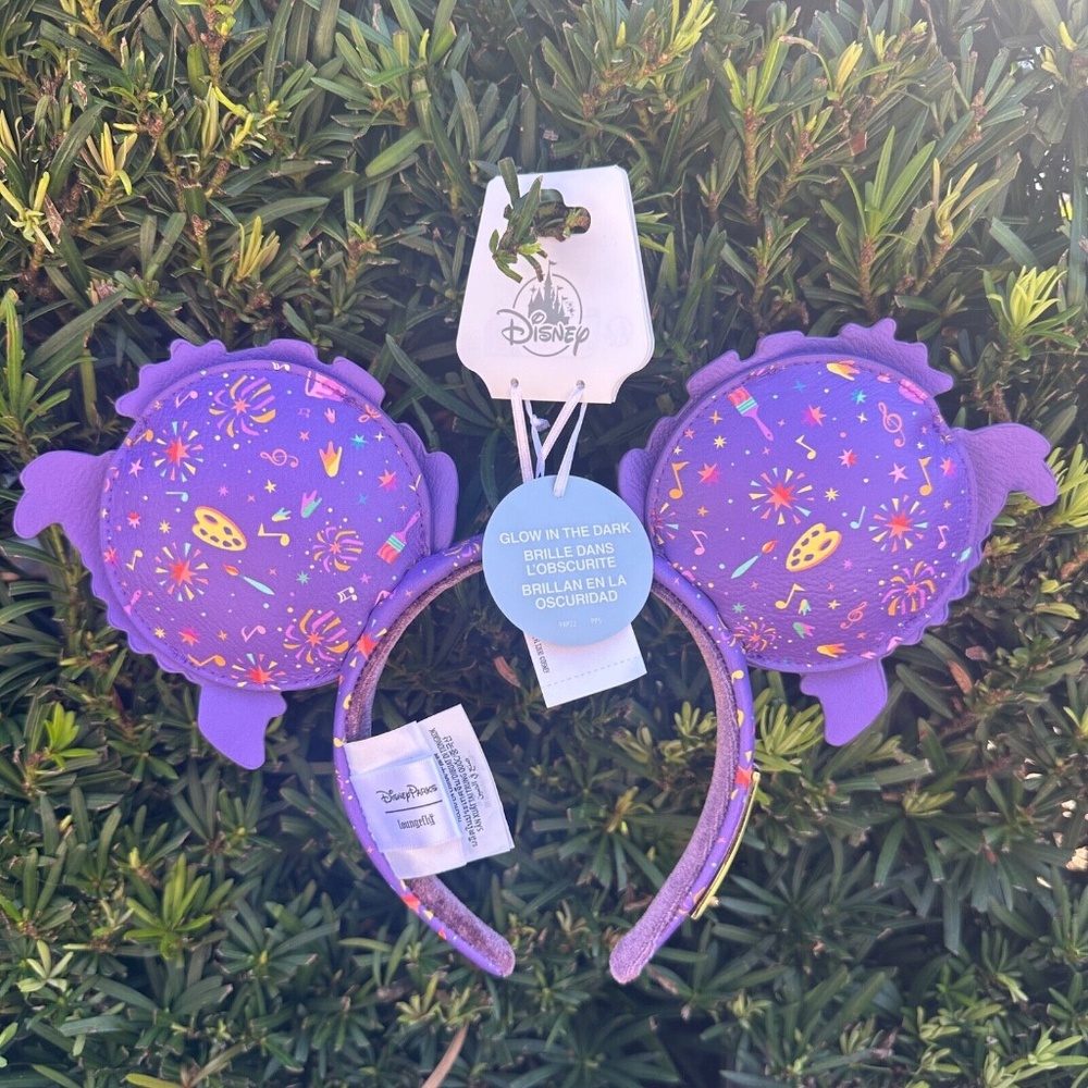 Disney EPCOT Festival Of Arts 2025 Figment Ears Headband Loungefly - NEW - Picture 2 of 2